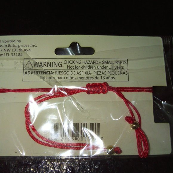 Bracelet heart D'Bello Accessories - โค๏ธ๐โค๏ธ๐๐ evil repellant red cord - Picture 2 of 5